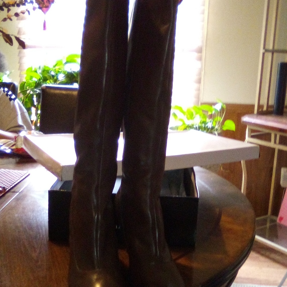 Alfani Isabelle dark brown boots size 6.5